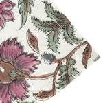 FABRICSG, Cotton Napkins, Cloth Napkins, Indian Block Print Napkins, 9"x9"Cocktail Napkin, 20"x20" Dinner Napkins