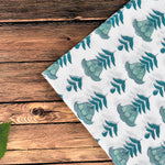 Aquamarine Blue & Turquoise Napkins 20x20* Block Printed 100% Pure Cotton Cloth