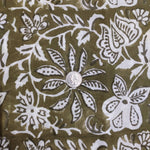 Hand Block Printed Fabric, 100% Cotton Quilting Fabric by the Yard, Quilt Fabric by Yard, Floral Fabric, Table cloth Fabric