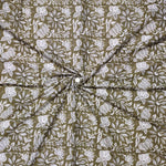 Hand Block Printed Fabric, 100% Cotton Quilting Fabric by the Yard, Quilt Fabric by Yard, Floral Fabric, Table cloth Fabric
