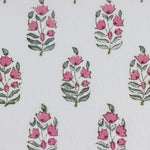 Punch Pink, Uniform Green Napkins