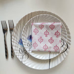 Cloth Napkins - Set of 4 - Cotton Dinner Table linen - Mismatched, Assorted, Variety - indian Floral - Housewarming Gift for Family