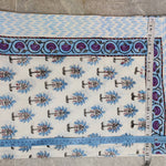 Indian hand block print bed Sheet/double cotton bed sheet/floral bed cover/bed spread/sofa cover