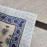 Indian hand block print bed Sheet/double cotton bed sheet/floral bed cover/bed spread/sofa cover