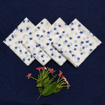 UnPaper Reusable Cloth Towels-Zero Waste Plastic Free Wipes-Washable UnPaper Napkins Single Ply 100% Cotton Made-Set of 4