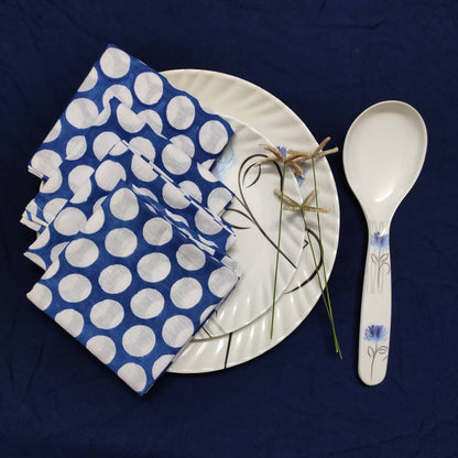 Cloth Napkins - Set of 4 - Large Dinner Table Napkins - Mismatched, Assorted, Variety - Animals and Floral - Housewarming Gift for Family