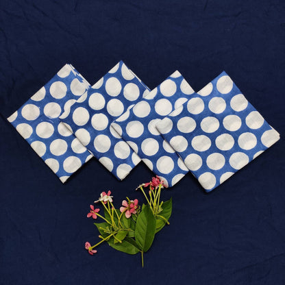 Cloth Napkins - Set of 4 - Large Dinner Table Napkins - Mismatched, Assorted, Variety - Animals and Floral - Housewarming Gift for Family