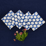 Cloth Napkins - Set of 4 - Large Dinner Table Napkins - Mismatched, Assorted, Variety - Animals and Floral - Housewarming Gift for Family