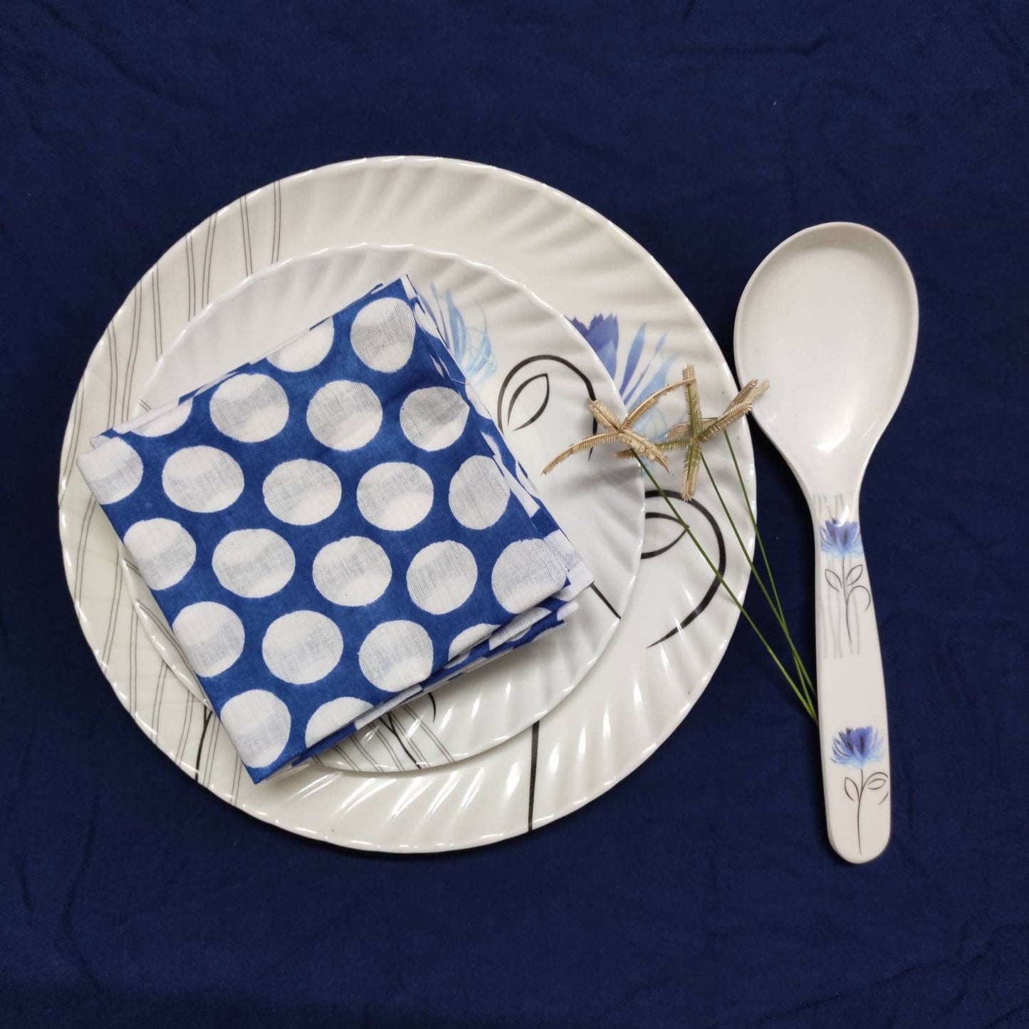 Cloth Napkins - Set of 4 - Large Dinner Table Napkins - Mismatched, Assorted, Variety - Animals and Floral - Housewarming Gift for Family