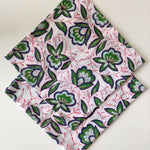 Block printed Cotton Cloth Napkin Set, Eco Friendly Table Decor, Soft Table Decor