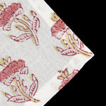 Rosewood and Sea Pink Napkins
