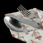 Rosewood and Sea Pink Napkins