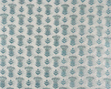 Aquamarine Blue Hand-Block Printed Cotton Cloth