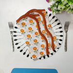 Cloth Napkins, Indian Napkins, Block Print table linen, Bandana - face cover Thanksgiving Gift, 19X19 Inches, Set of 4