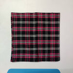 Christmas Plaid Napkins, Pink Black Plaid Napkins, Xmas table cloth napkin, Plaid napkin cloth, Checkred dinner napkins, Xmas table linens