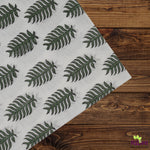 Juniper Green Leaf Print Napkins