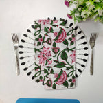 Cotton dinner napkins, indian cotton napkins, hand printed napkins, floral print napkins, table cloth napkins, bulk cotton cloth napkins