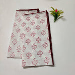 Cloth embroidered napkins, indian cotton napkins, party napkins, floral print napkins, table cloth napkins, bulk dinner napkins