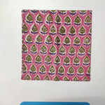 personalize gift napkins, indian cotton napkins, hand printed napkins, cocktail napkins, table cloth napkins, bulk cotton cloth napkins