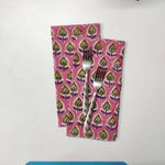 personalize gift napkins, indian cotton napkins, hand printed napkins, cocktail napkins, table cloth napkins, bulk cotton cloth napkins