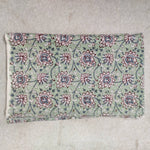 floral print cotton fabric block print fabric dress Vegetable dyed Indian fabric robe fabric by yard womens clothing White on Beige Green