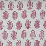 Taffy Pink Leaf Print Napkins