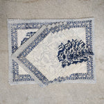 Indian Hand Made Cotton Mat Sat With Napkin Hand Block Print Table 6 Mat Sat With Napkin 100% cotton met set