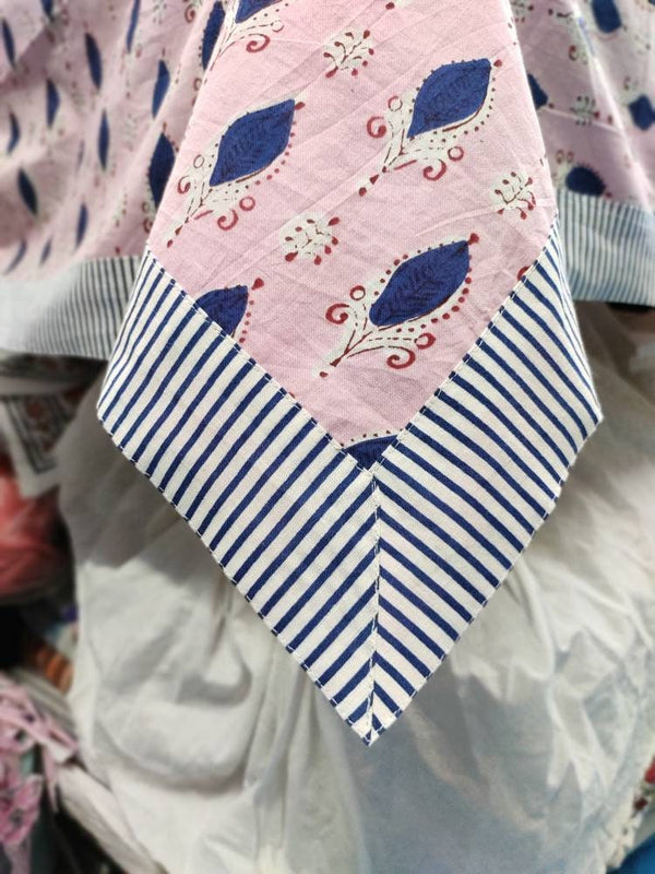 Hand Block Print Table Cloth Table Cover And Linen Set Gift For Mom and Gift For Her