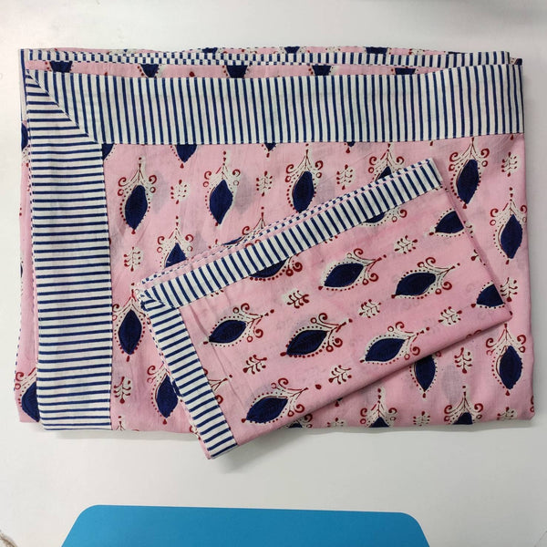 Hand Block Print Table Cloth Table Cover And Linen Set Gift For Mom and Gift For Her