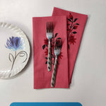 Reusable Cloth Napkins, Hand Block Print Cotton napkins set, Indian fabric -20x20 inches,personalized gifts for mom