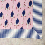 Hand Block Print Table Cloth Table Cover And Linen Set Gift For Mom and Gift For Her