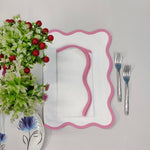 Table Linens scalloped edge placemat cotton piping placemats wave edge placemat personalized placemat holiday placemats matching napkins