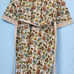 Cotton kimono Robes, Striped print Kimono, Soft and comfortable Bath robes, wrap dress, House Coat Robe