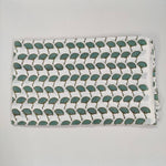 Green Floral 100% Cotton Quilting Fabric by the yard, India Block Print Fabric, fabric for Duvet Covers, Curtains, Dresses