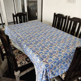 Indian Block Print tablecloth, Floral Cotton Table Cover, Table Cloth Runner Mats Napkins Set , Farmhouse Tablecloth , Gift For New Home