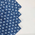Block Printed Napkin Set- Cotton Big Napkin-Gift - Reusable Cloth Napkin - Holiday Gift -Handkerchief- Patterned floral napkin