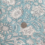 Dressmaking Fabric/Printed Cotton Fabric/Hand Block Print Fabric/Fabric By Yard/Indian Fabric/curtain fabric/sheer fabric/soft fabric yard