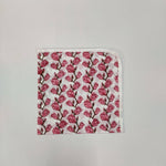 Indian Block Print, piping indian cotton napkins, hand printed napkins, cocktail napkins, table line cloth napkins, floral housewarming gift