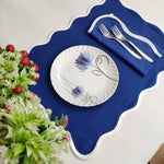 Scallop Placemats and Napkins ,Table Linens Piping Napkins fathers day gift