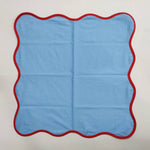 FabricSG Cotton Napkins, Cloth Napkins, Fabric Napkins, solid piped Napkins, Cocktail Napkins, 20"x20"- Dinner Napkins