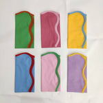 FabricSG Cotton Napkins, Cloth Napkins, Fabric Napkins, solid piped Napkins, Cocktail Napkins, 20"x20"- Dinner Napkins