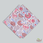Pigeon Blue, Flamingo Pink Napkins
