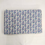 Light Pink Blue Floral 100% Cotton Quilting Fabric by the yard, India Block Print Fabric, fabric for Duvet Covers, Curtains, Dresses