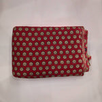 Christmas red print 100% Cotton Quilting Fabric by the yard, India Block Print Fabric, fabric for Duvet Covers, Curtains, Dresses