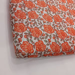 Christmas red green print 100% Cotton Quilting Fabric by the yard, India Block Print Fabric, fabric for Duvet Covers, Curtains, Dresses