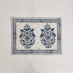 Cotton printed Mats Table Linens floral 6 Napkins and 6 Cotton Table  Placemats ,Indian Floral Hand Block Printed Set
