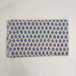 Blue Owls children printed prin100% Cotton Quilting Fabric by the yard, India Block Print Fabric, fabric for Duvet Covers, Curtains, Dresses