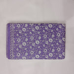 Purple white print 100% Cotton Quilting Fabric by the yard, India Block Print Fabric, fabric for Duvet Covers, Curtains, Dresses