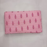 Light pink flowers 100% Cotton Quilting Fabric by the yard, India Block Print Fabric, fabric for Duvet Covers, Curtains, Dresses