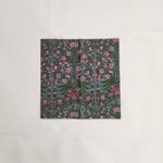Christmas Block Print, indian cotton napkins, hand printed napkins, cocktail napkins, table cloth napkins, floral housewarming gift